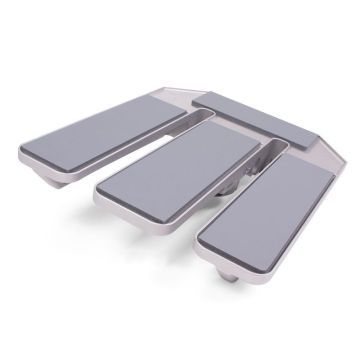 Hosenbeinplatte auswechselbar