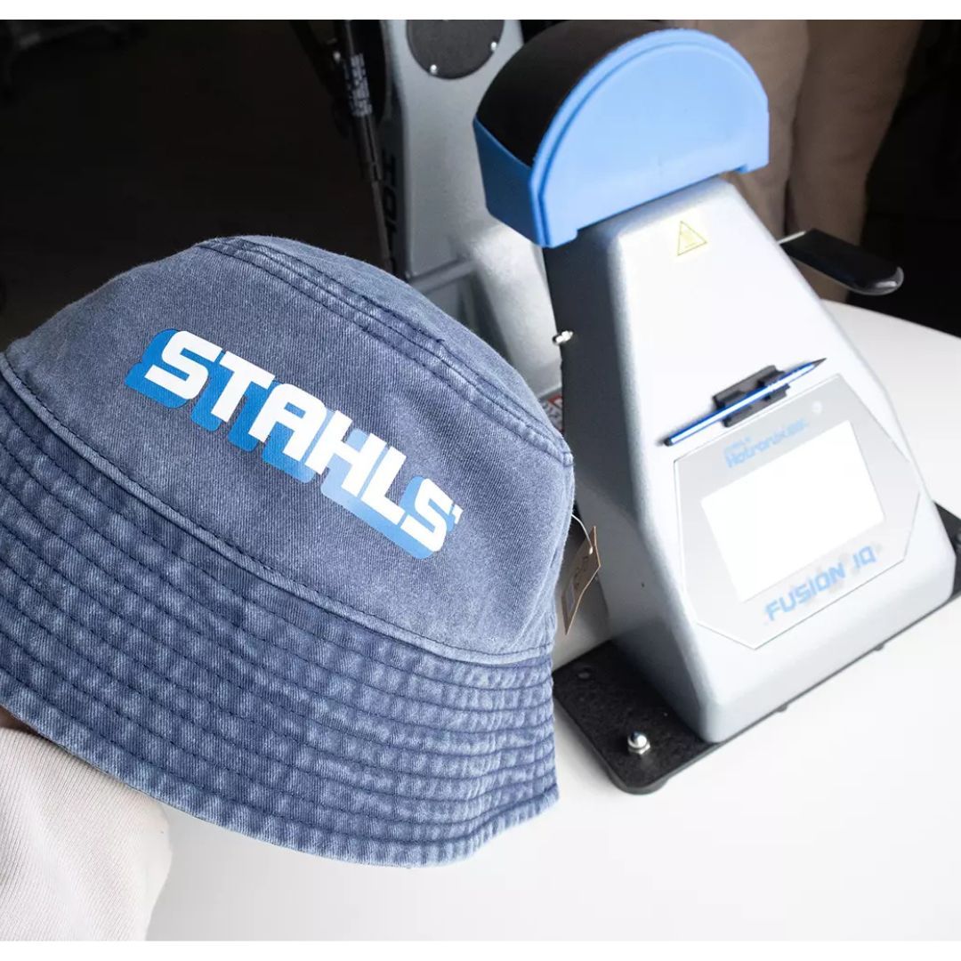 Kappenpresse zum Bedrucken von Bucket Hats