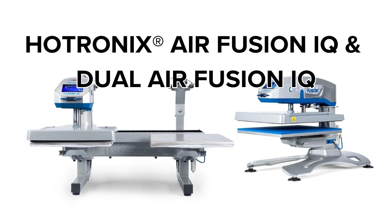 Automatische Transferpressen pneumatische Pressen Hotronix Air Fusion Dual Air Fusion