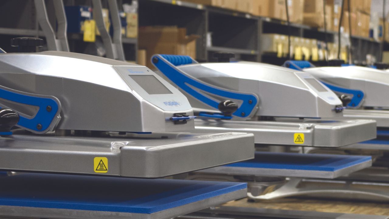 Hotronix Transfer Pressen Bauweise